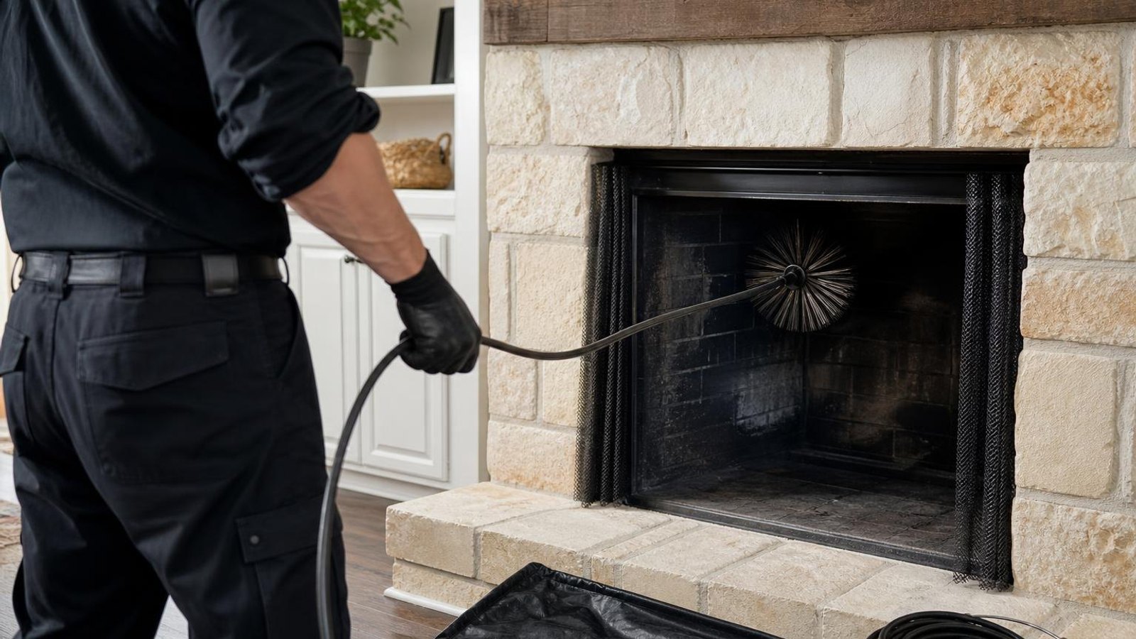 Local chimney sweep & inspection for League City homes